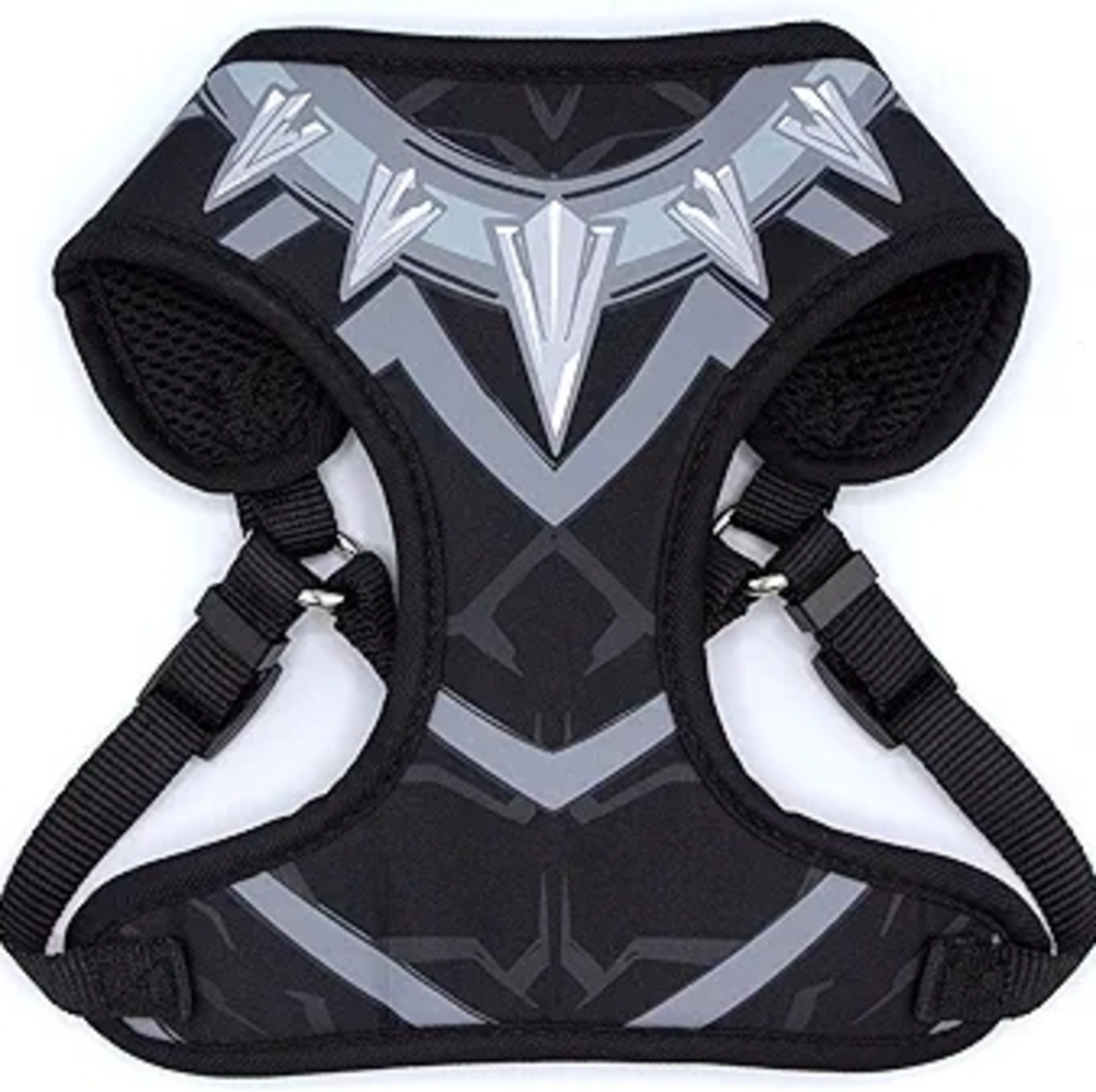 Marvel Black Panther Dog Harness - Black and Gray NWT